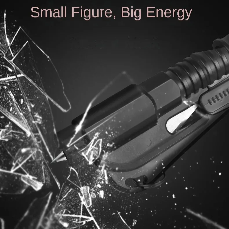 أداة سلامتي™ 3 في 1 للهروب من السيارة - مطرقة أمان وقاطع حزام الأمان