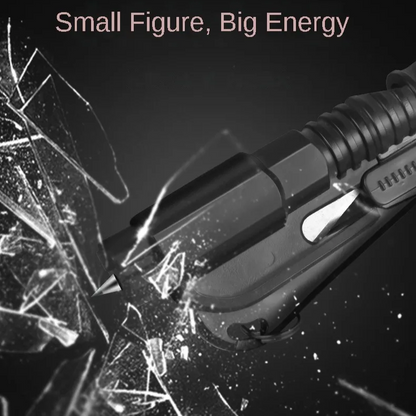 أداة سلامتي™ 3 في 1 للهروب من السيارة - مطرقة أمان وقاطع حزام الأمان